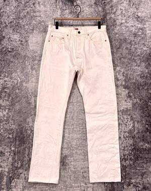 Resolute 710 Slim Straight Jeans 34 x 31 Mens Natural Undyed Selvedge Denim